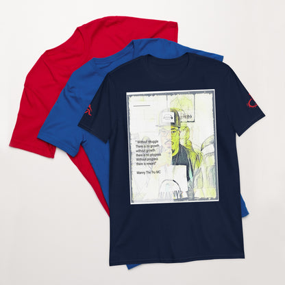the struggle is real but necessary Short-Sleeve Unisex T-Shirt