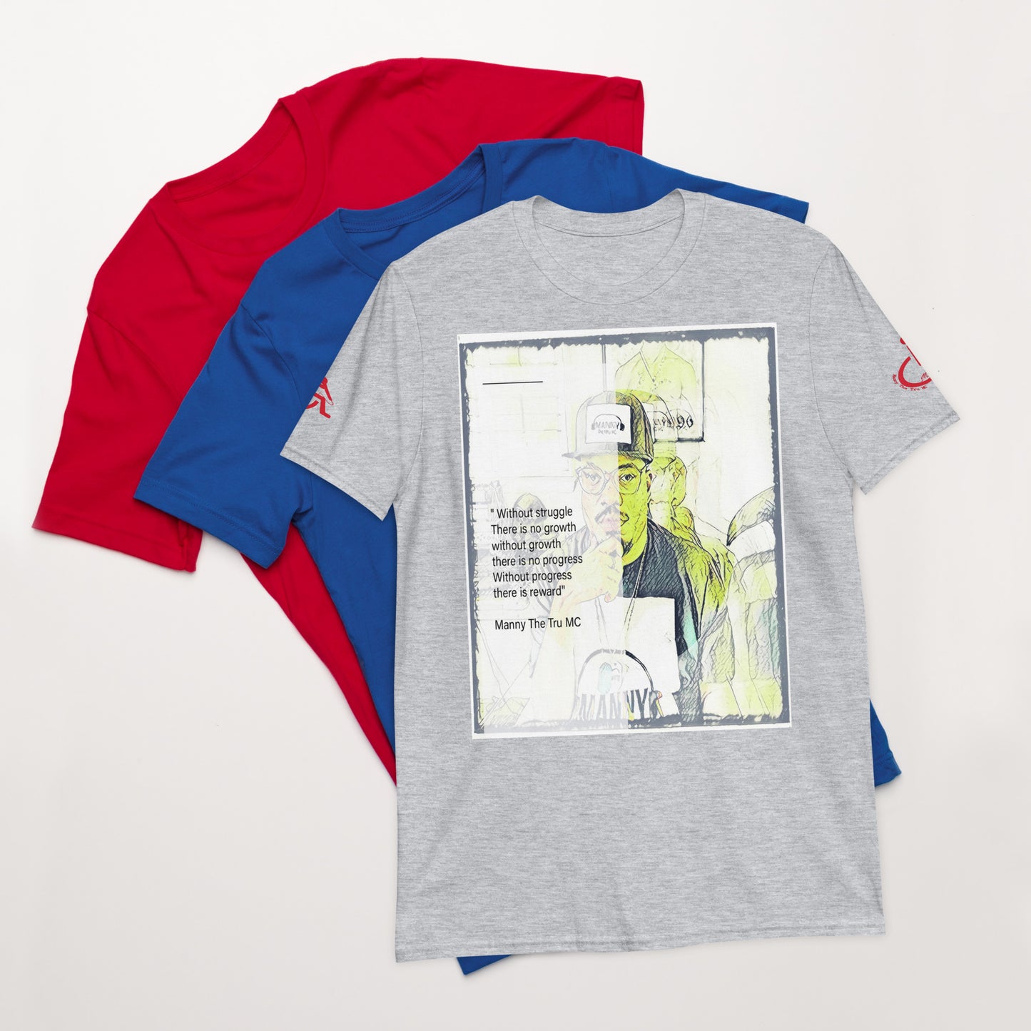 the struggle is real but necessary Short-Sleeve Unisex T-Shirt