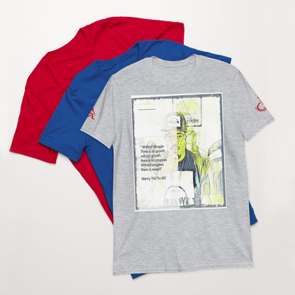 the struggle is real but necessary Short-Sleeve Unisex T-Shirt