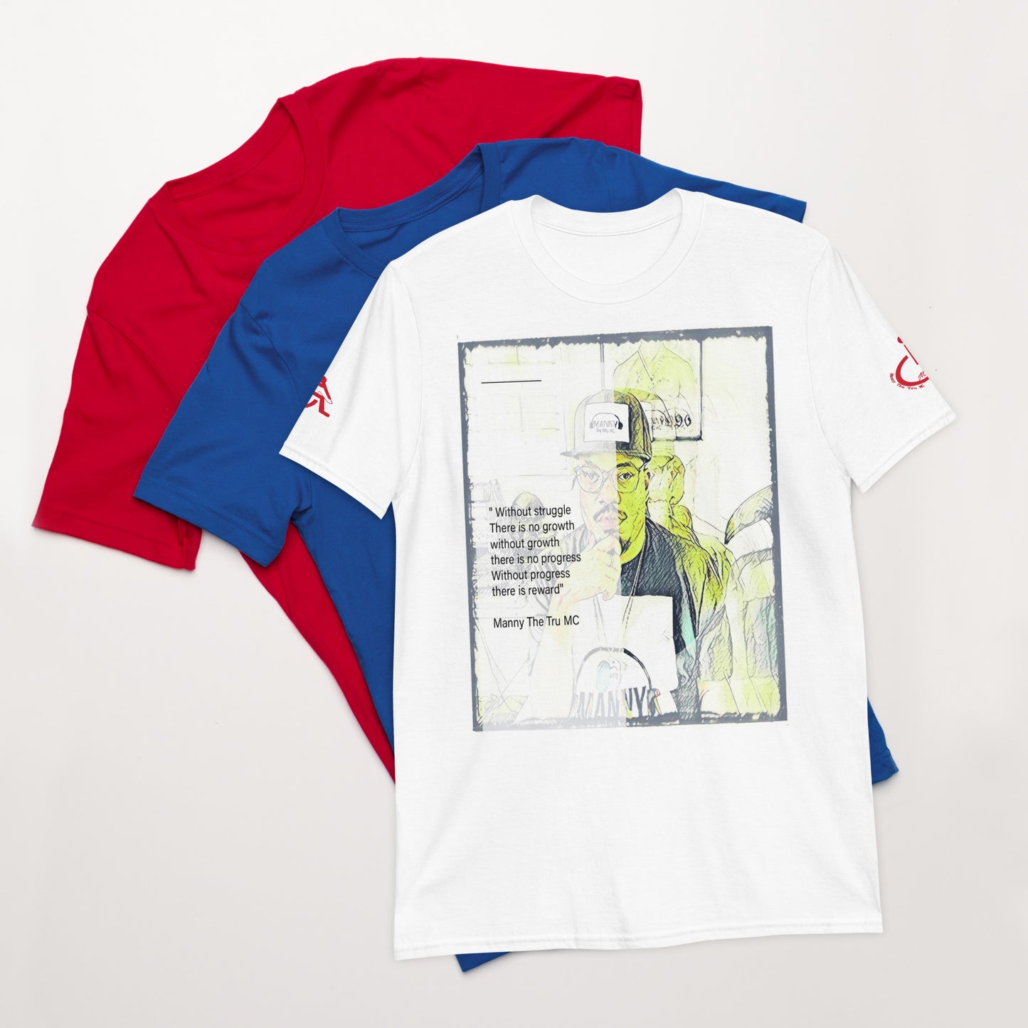 the struggle is real but necessary Short-Sleeve Unisex T-Shirt