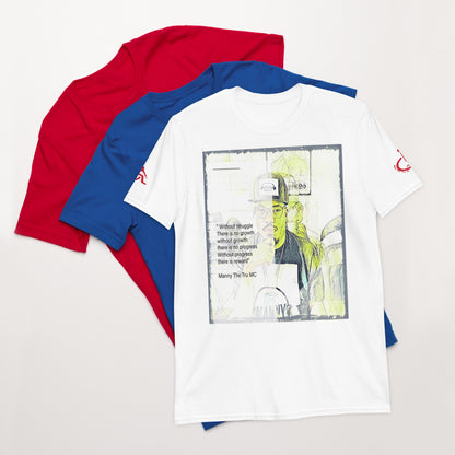 the struggle is real but necessary Short-Sleeve Unisex T-Shirt