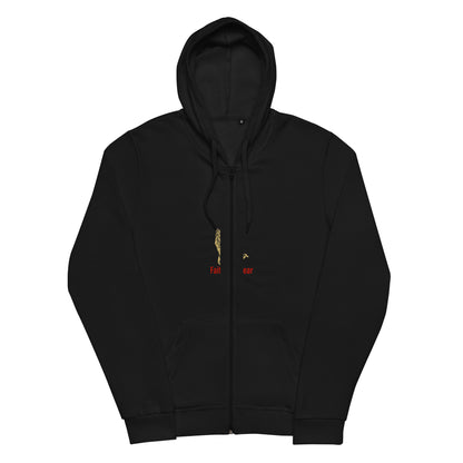 Faith over fear Unisex basic zip hoodie