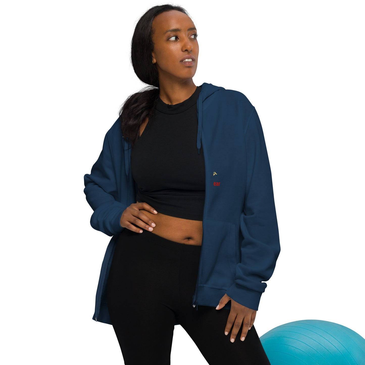Faith over fear Unisex basic zip hoodie