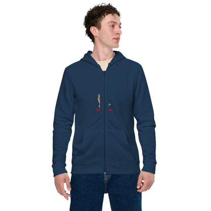 Faith over fear Unisex basic zip hoodie