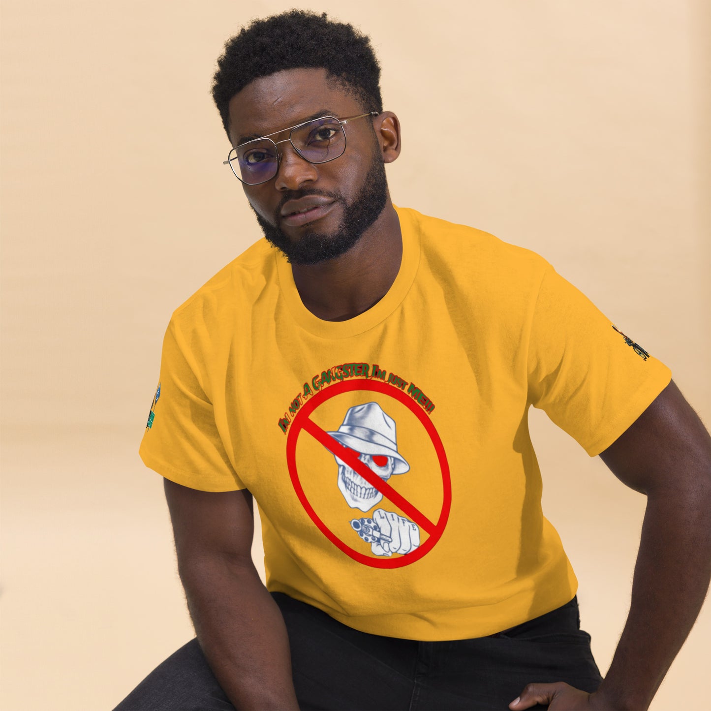 I'm not a gangster Unisex classic tee