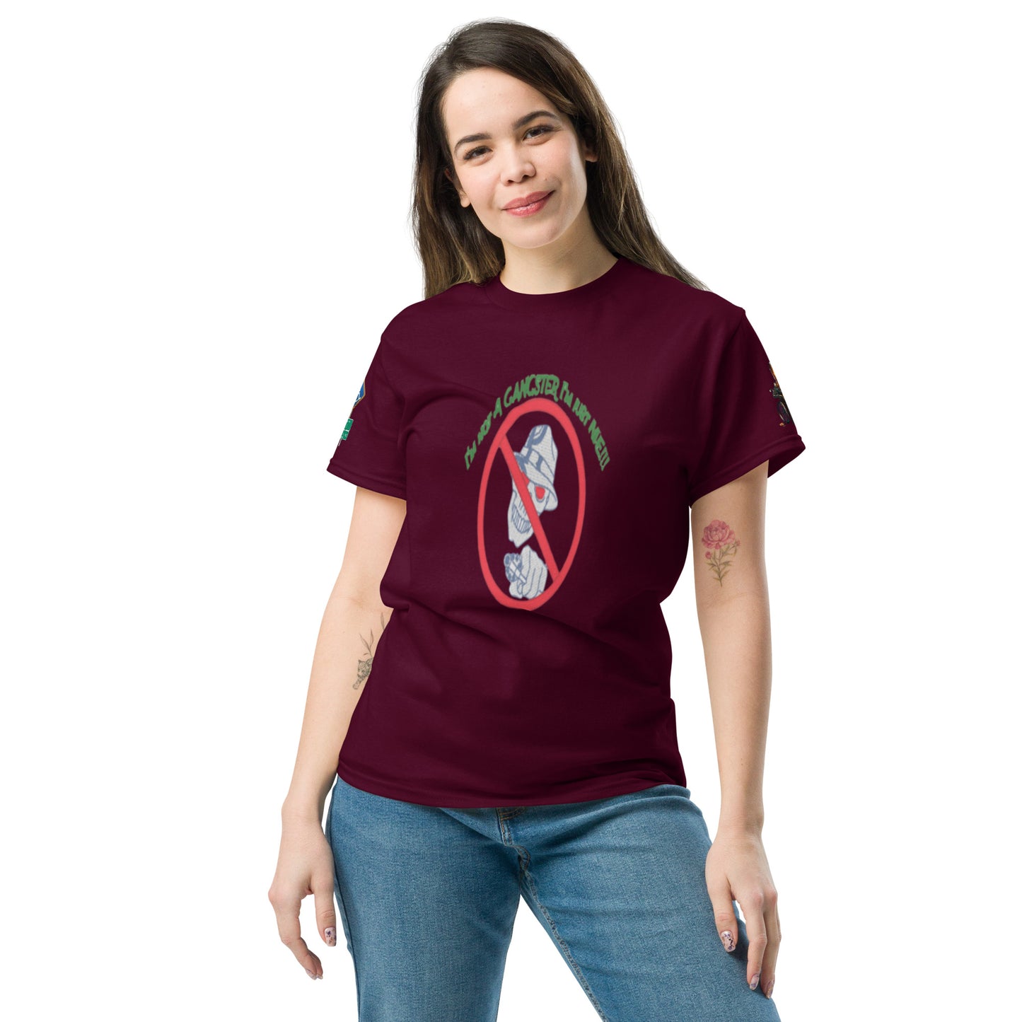 I'm not a gangster Unisex classic tee