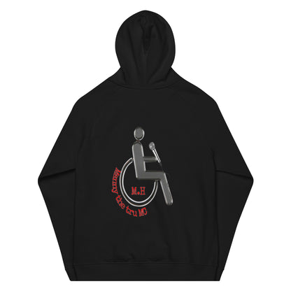MANNY THE TRU MC NEW LOGO Unisex eco raglan hoodie