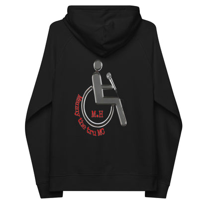 MANNY THE TRU MC NEW LOGO Unisex eco raglan hoodie