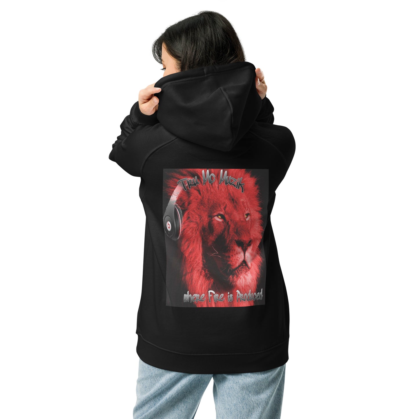 THE TRU MC Unisex eco raglan hoodie