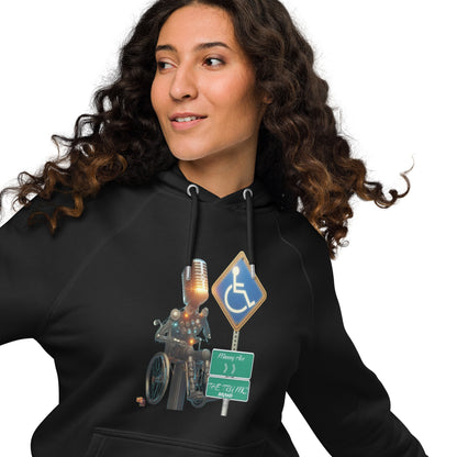 THE TRU MC BRAND Unisex eco raglan hoodie