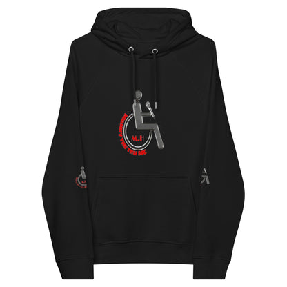 MANNY THE TRU MC NEW LOGO Unisex eco raglan hoodie