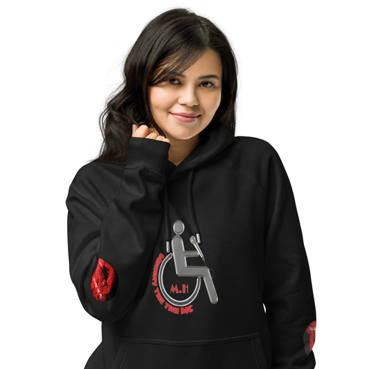 THE TRU MC Unisex eco raglan hoodie