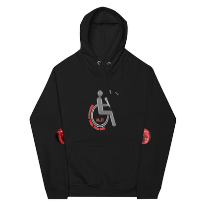 THE TRU MC Unisex eco raglan hoodie