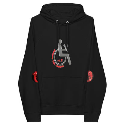 THE TRU MC Unisex eco raglan hoodie
