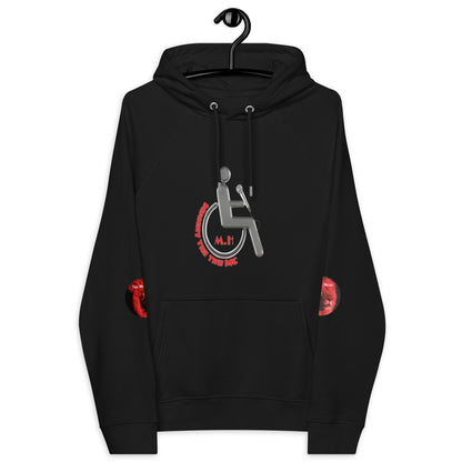 THE TRU MC Unisex eco raglan hoodie
