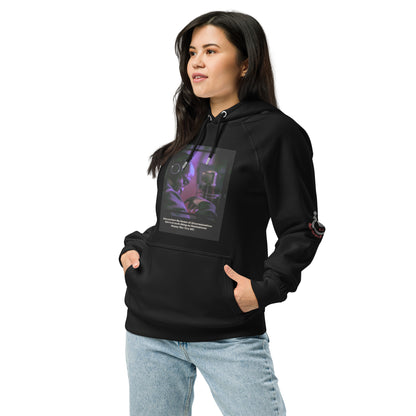 The Heart Of Determination Unisex eco raglan hoodie