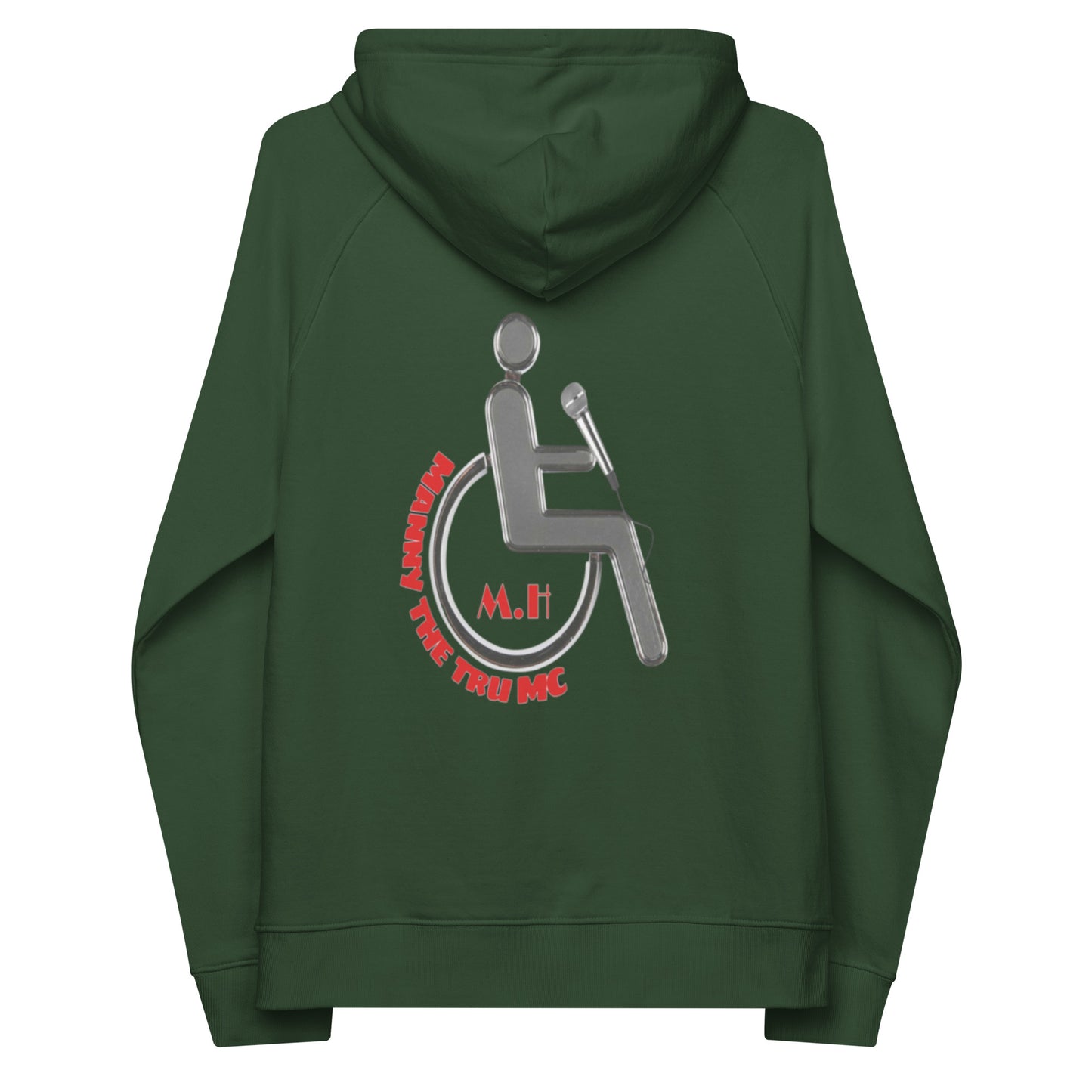 THE TRU MC BRAND Unisex eco raglan hoodie