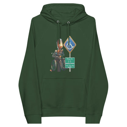 THE TRU MC BRAND Unisex eco raglan hoodie