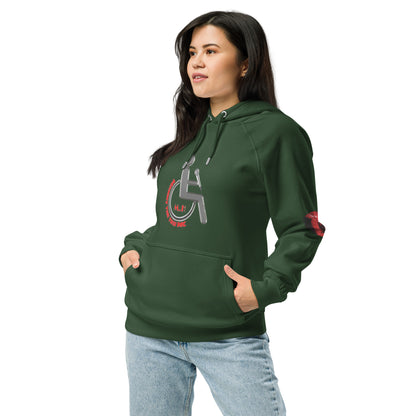 THE TRU MC Unisex eco raglan hoodie