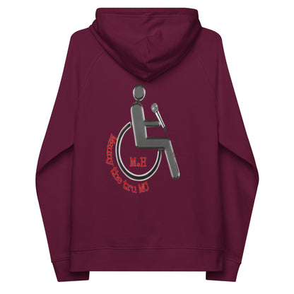 MANNY THE TRU MC NEW LOGO Unisex eco raglan hoodie