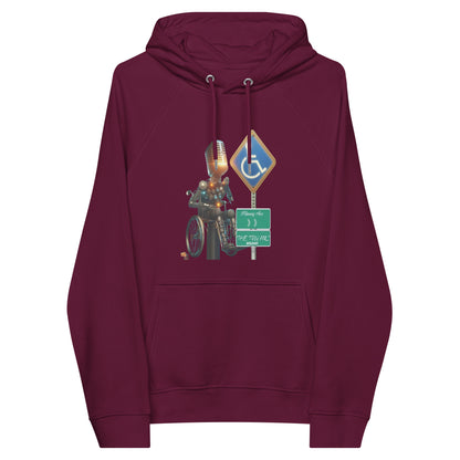 THE TRU MC BRAND Unisex eco raglan hoodie