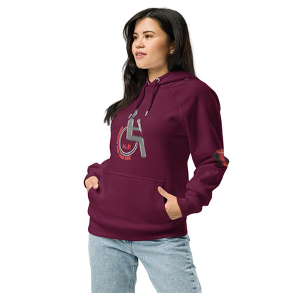 THE TRU MC Unisex eco raglan hoodie