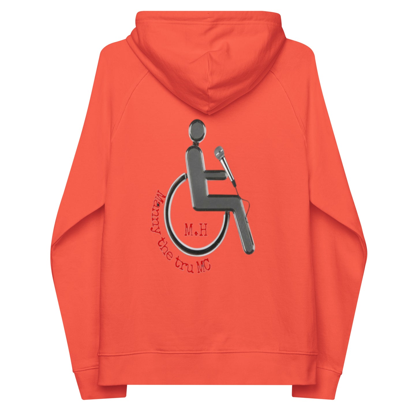 MANNY THE TRU MC NEW LOGO Unisex eco raglan hoodie