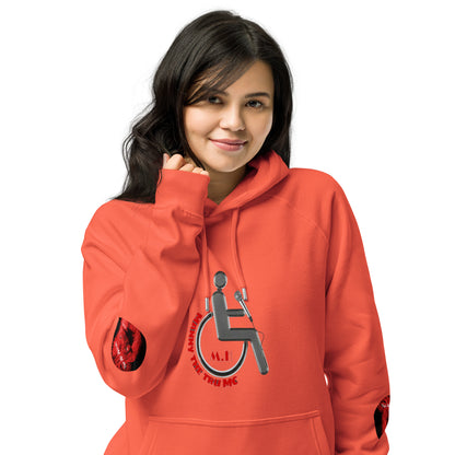 THE TRU MC Unisex eco raglan hoodie