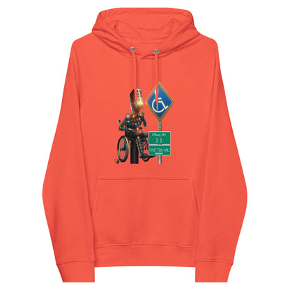 THE TRU MC BRAND Unisex eco raglan hoodie