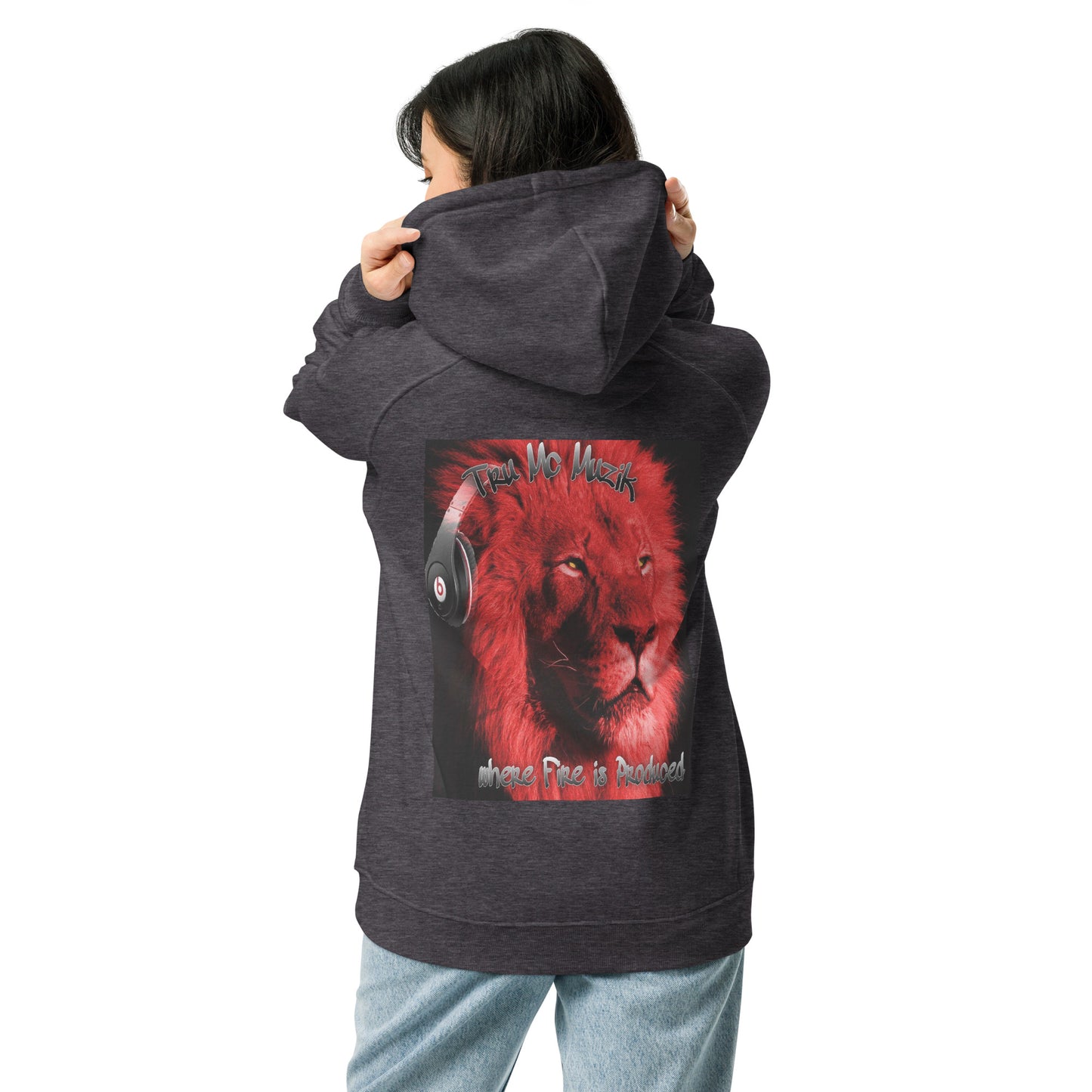 THE TRU MC Unisex eco raglan hoodie