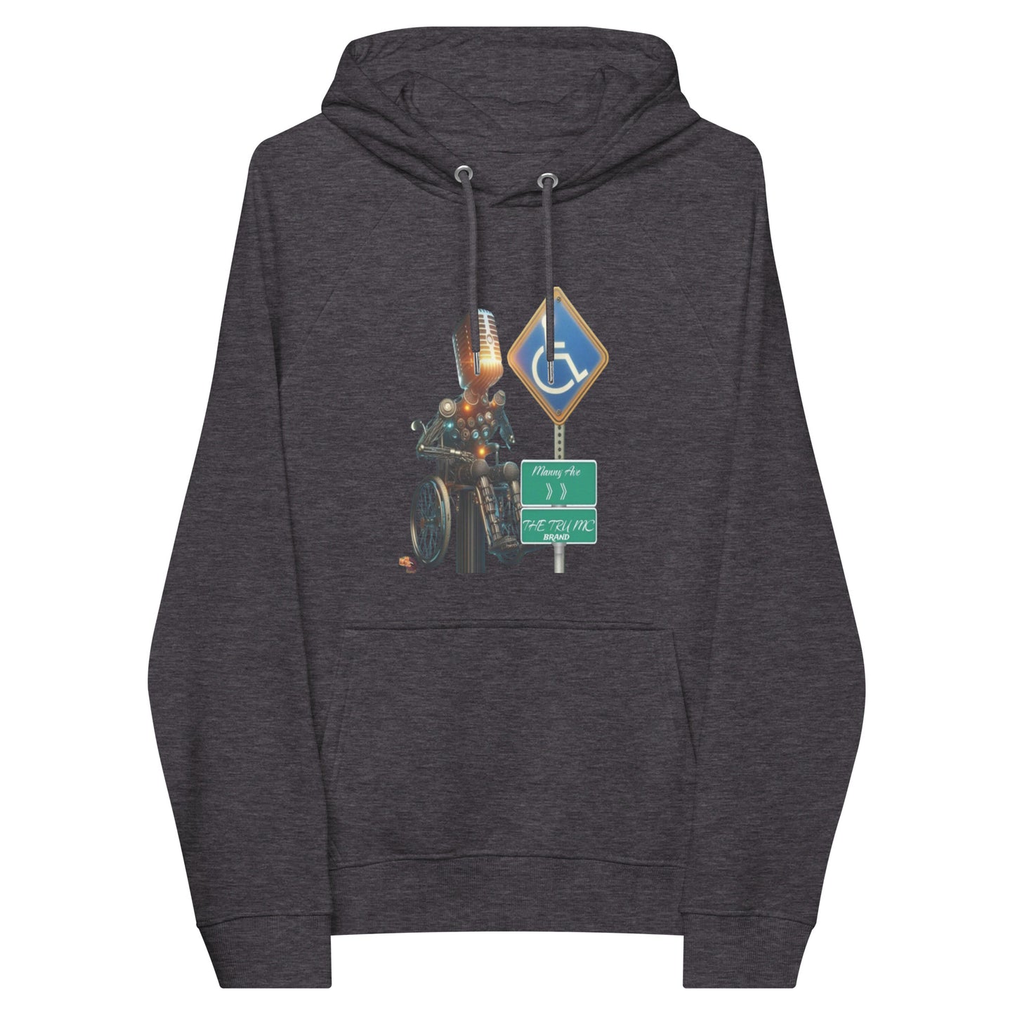 THE TRU MC BRAND Unisex eco raglan hoodie