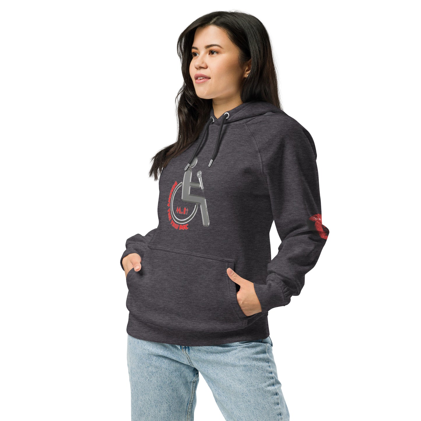 THE TRU MC Unisex eco raglan hoodie