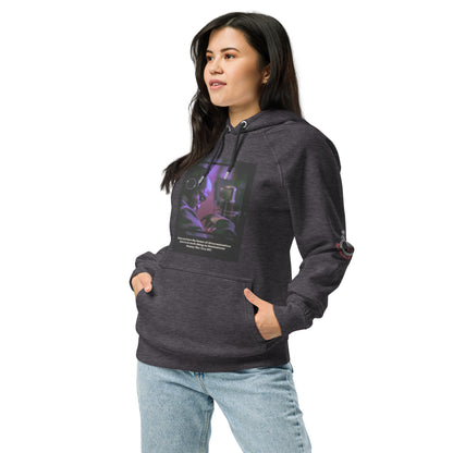 The Heart Of Determination Unisex eco raglan hoodie