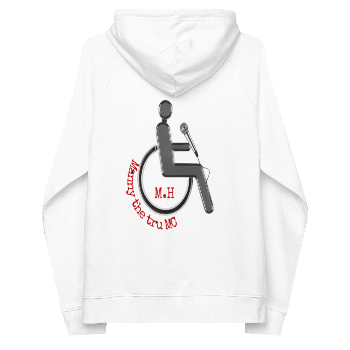 MANNY THE TRU MC NEW LOGO Unisex eco raglan hoodie