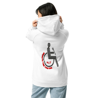 The Heart Of Determination Unisex eco raglan hoodie
