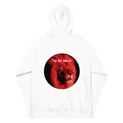 I Ain’t Scared Unisex eco raglan hoodie