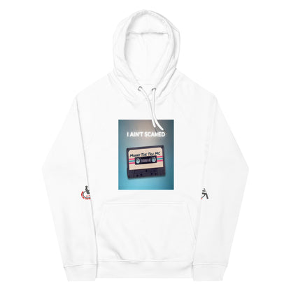 I Ain’t Scared Unisex eco raglan hoodie