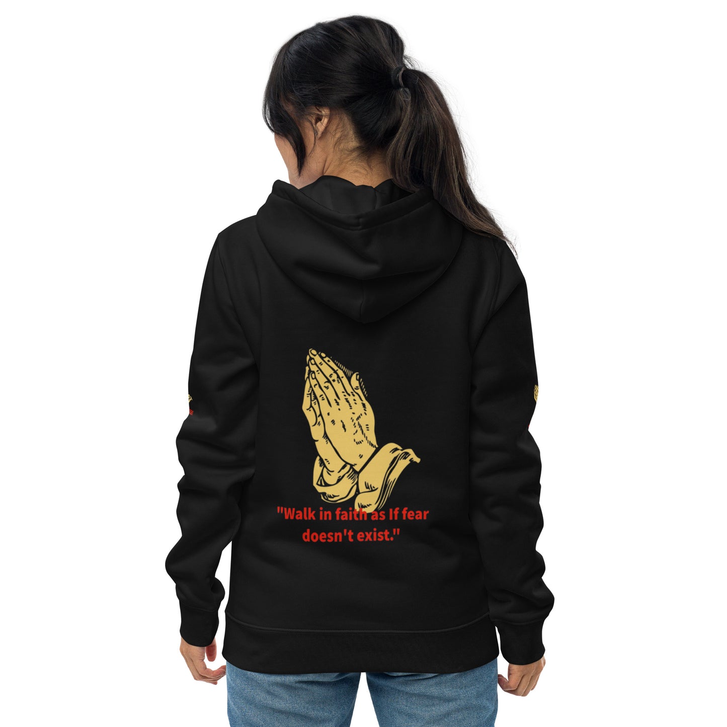 Faith over fear Unisex essential eco hoodie