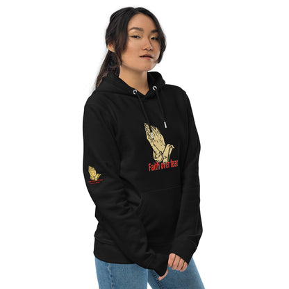 Faith over fear Unisex essential eco hoodie