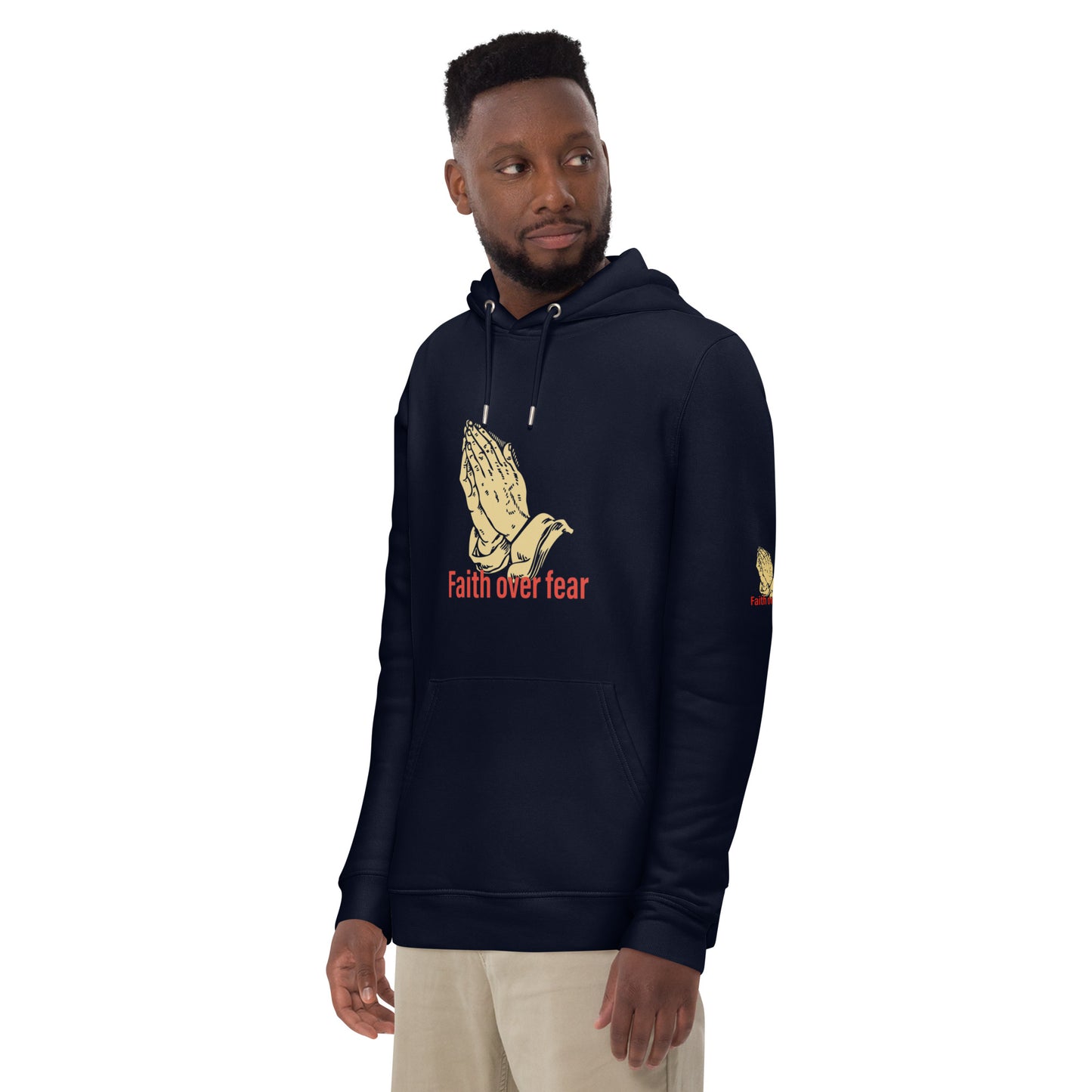 Faith over fear Unisex essential eco hoodie