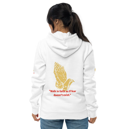 Faith over fear Unisex essential eco hoodie