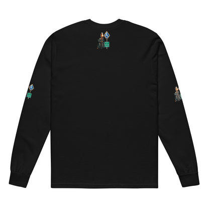 MANNY THE TRU MC Garment-dyed heavyweight long-sleeve shirt