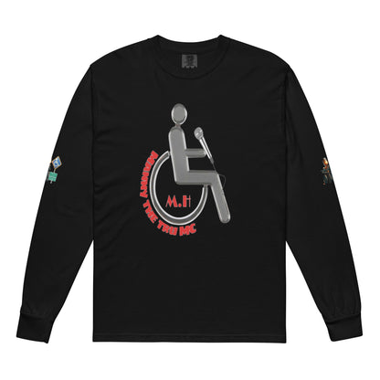 MANNY THE TRU MC Garment-dyed heavyweight long-sleeve shirt
