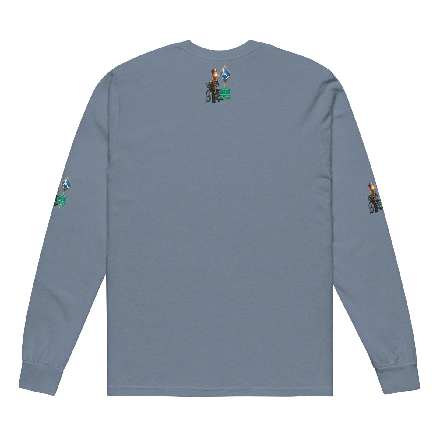 MANNY THE TRU MC Garment-dyed heavyweight long-sleeve shirt