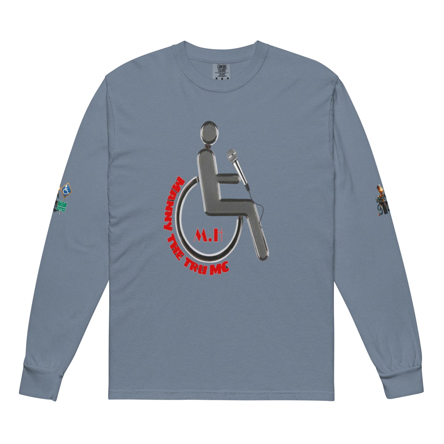 MANNY THE TRU MC Garment-dyed heavyweight long-sleeve shirt