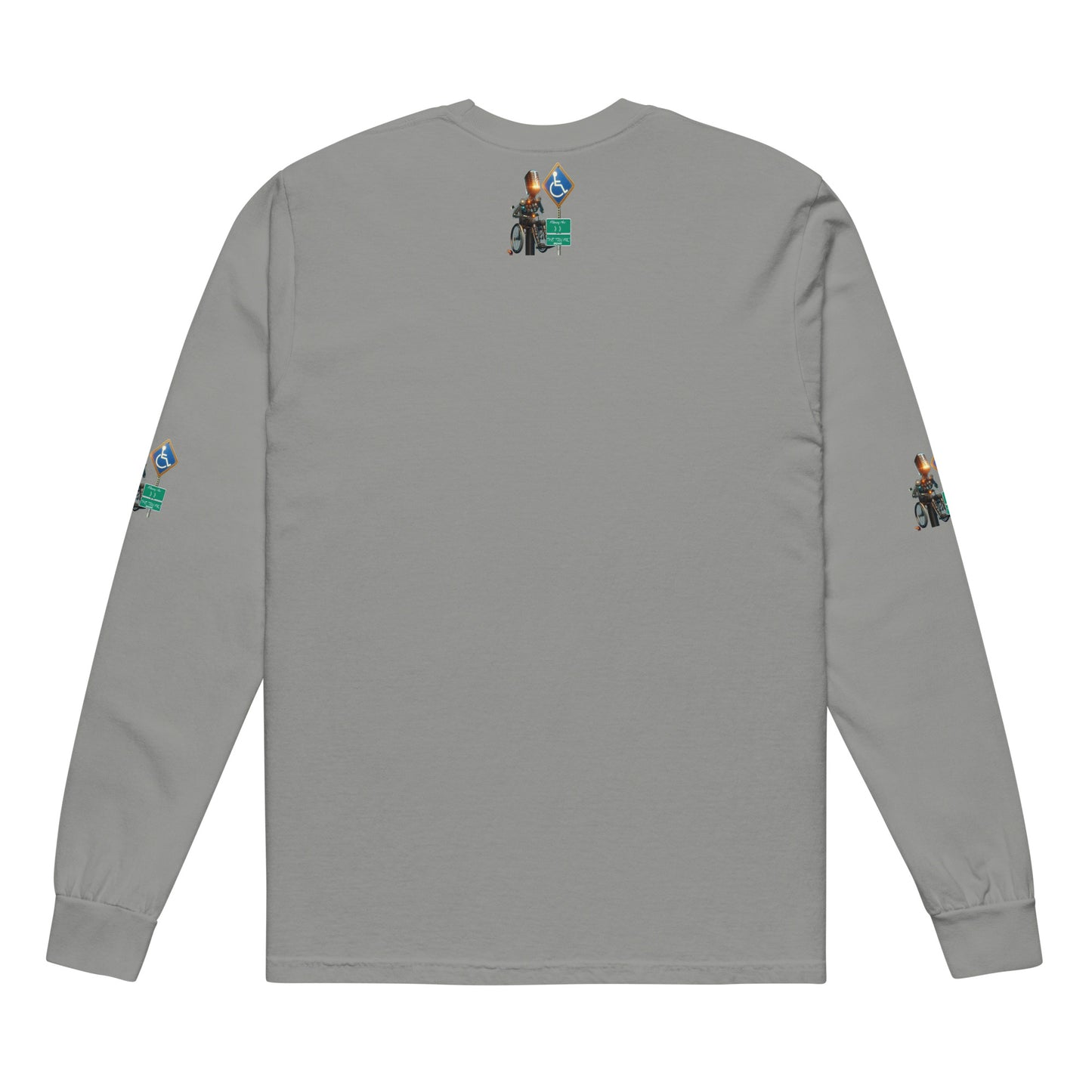 MANNY THE TRU MC Garment-dyed heavyweight long-sleeve shirt
