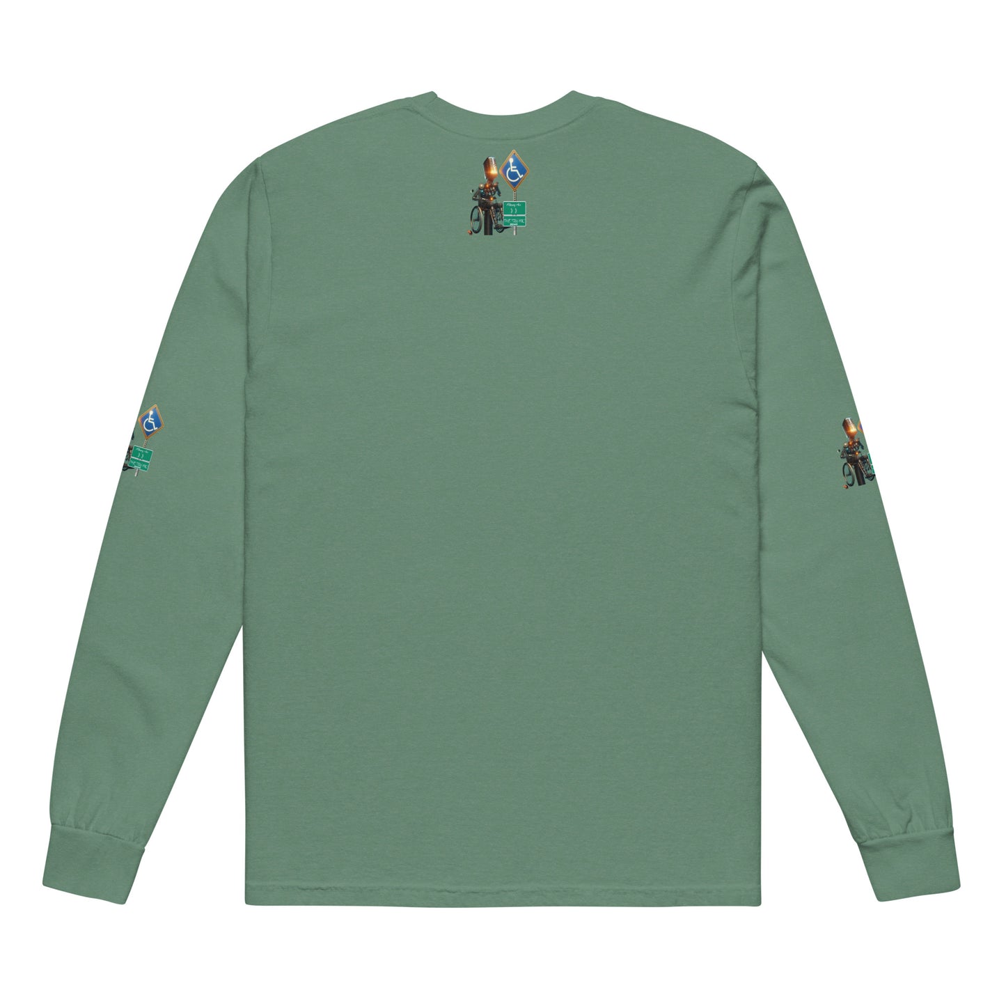 MANNY THE TRU MC Garment-dyed heavyweight long-sleeve shirt