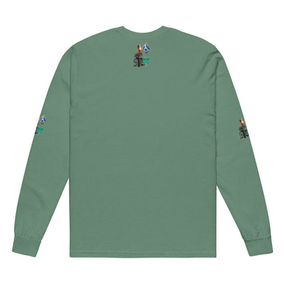 MANNY THE TRU MC Garment-dyed heavyweight long-sleeve shirt