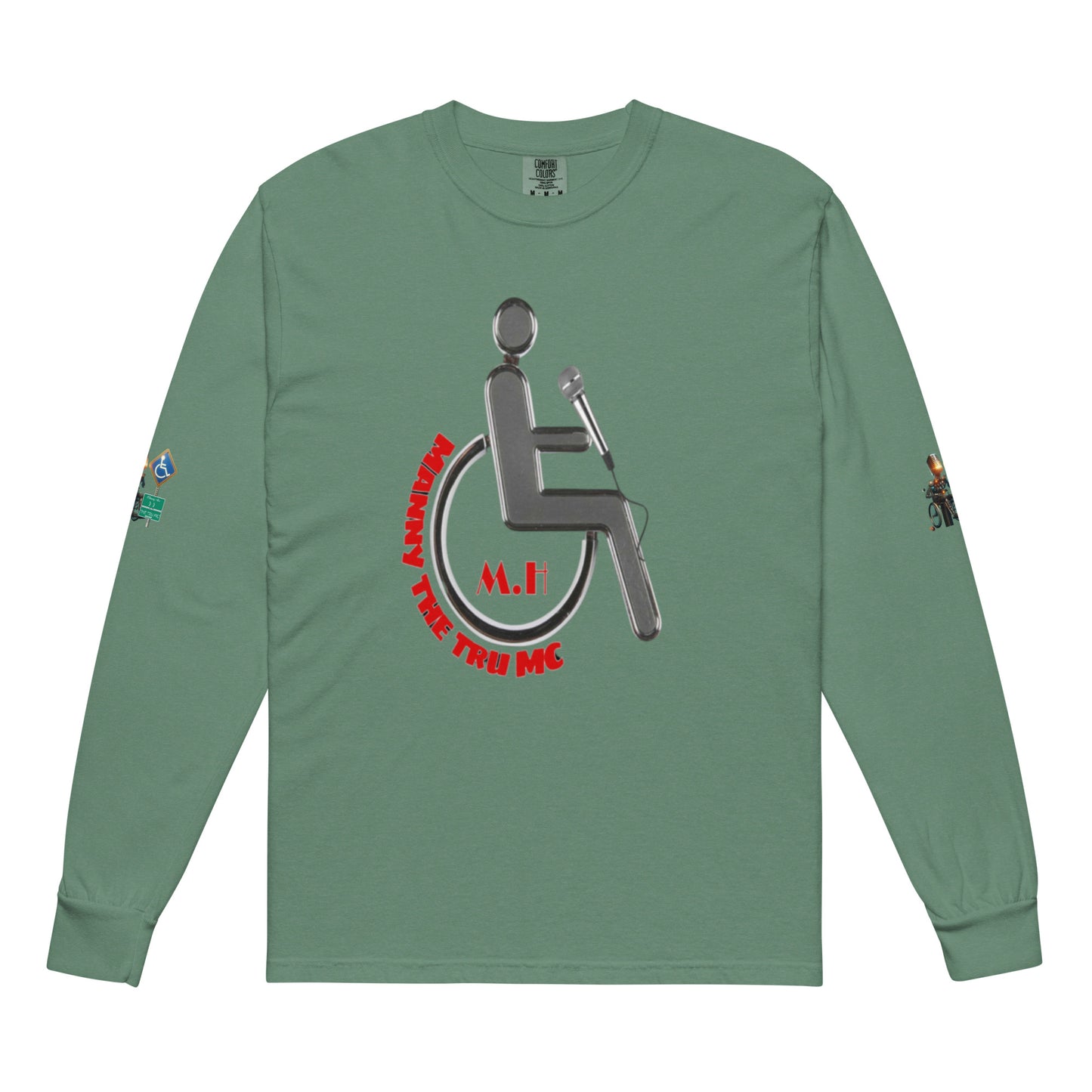 MANNY THE TRU MC Garment-dyed heavyweight long-sleeve shirt