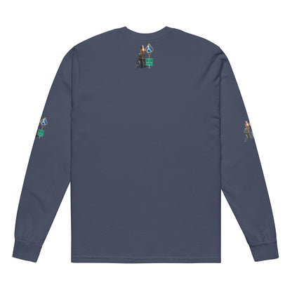 MANNY THE TRU MC Garment-dyed heavyweight long-sleeve shirt